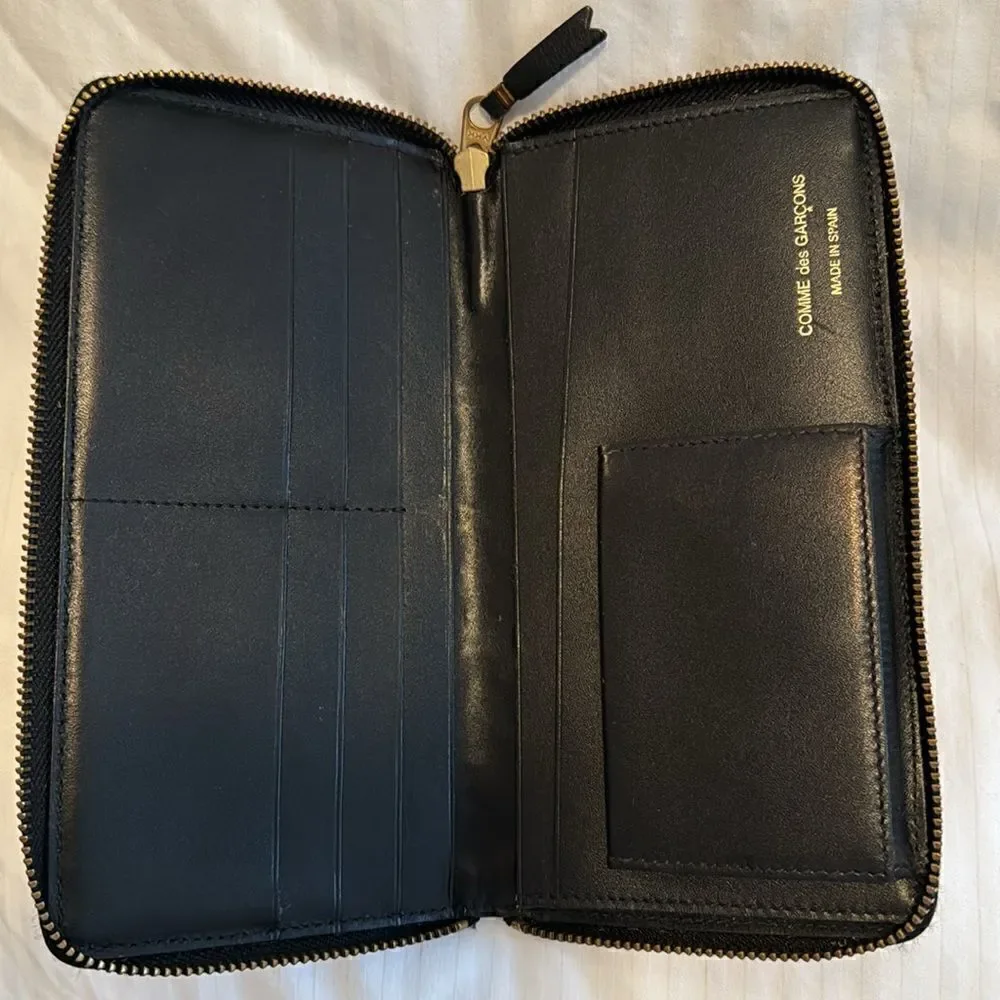 Comme des garcones black clover wallet